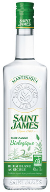 Rhum Blanc Agricole Martinique Imperial Bio St James 40% 70cl