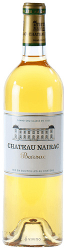 AOP BARSAC CHATEAU NAIRAC 2002 CRU CLASSE DE SAUTERNES Caisse bois 6 bouteilles