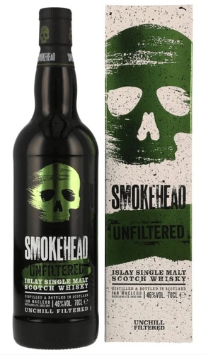 WHISKY ECOSSE SMOKEHEAD UNFILTRED SINGLE MALT 46% 70CL