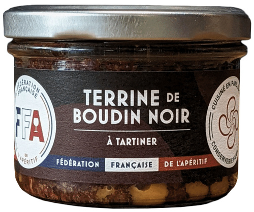 FEDERATION FRANCAISE DE L'APERITIF TERRINE DE BOUDIN NOIR A TARTINER 160G