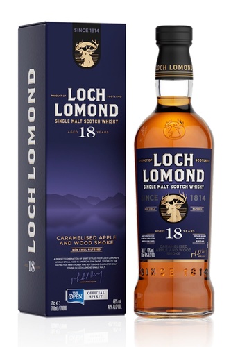 WHISKY ECOSSE HIGHLANDS SINGLE MALT LOCH LOMOND 18 ANS 46% 70CL