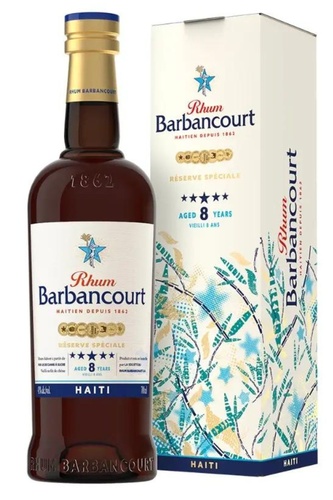 RHUM HAITI 8 ANS BARBANCOURT 43% 70CL