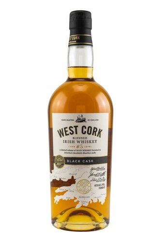 WHISKY IRLANDE WEST CORK BLACK CASK 40% 70CL