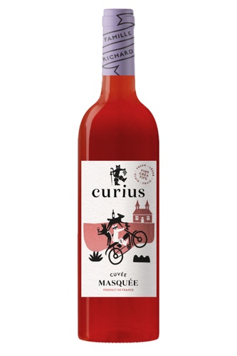 VIN DE FRANCE CURIUS ROUGE CLAIR CUVEE MASQUEE 2024 75CL