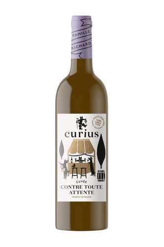 VIN DE FRANCE CURIUS BLANC MOELLEUX CONTRE TOUTE ATTENTE 2024 75CL
