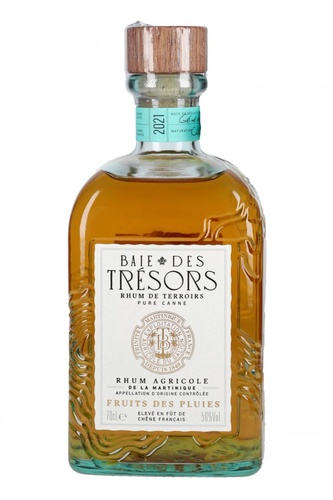 RHUM AGRICOLE MARTINIQUE ESB BAIE DES TRESORS FRUITS DES PLUIES 50% 70CL