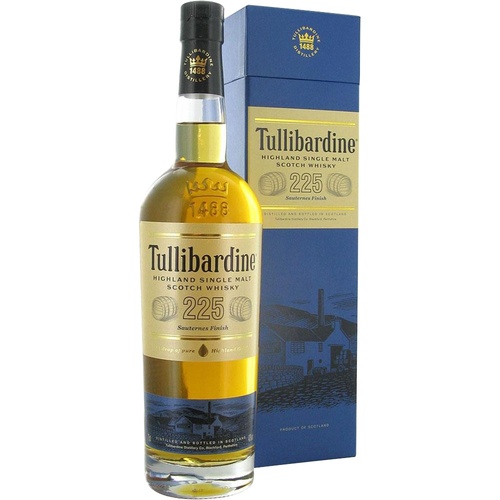 WHISKY ECOSSE TULLIBARDINE SAUTERNES 225 SINGLE MALT 43% 70CL