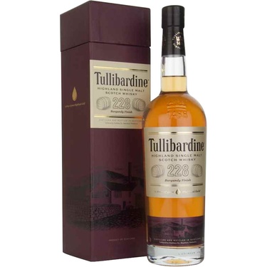Whisky Ecosse Highlands Single Malt Tullibardine Burgundy 228 43% 70cl