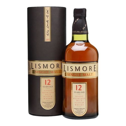 WHISKY ECOSSE LISMORE SINGLE MALT 12 ANS 40% 70CL