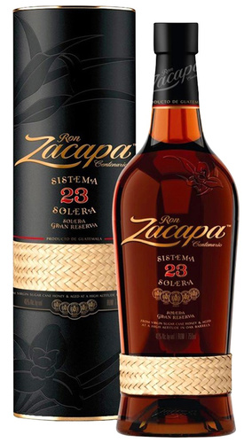 RHUM GUATEMALA ZACAPA SOLERA GRAN RESERVA 40% 70CL SANS ETUI